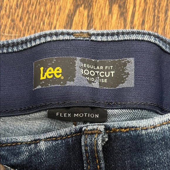 Lee Indigo Women's Wide Leg Jeans - Picture 2 of 3